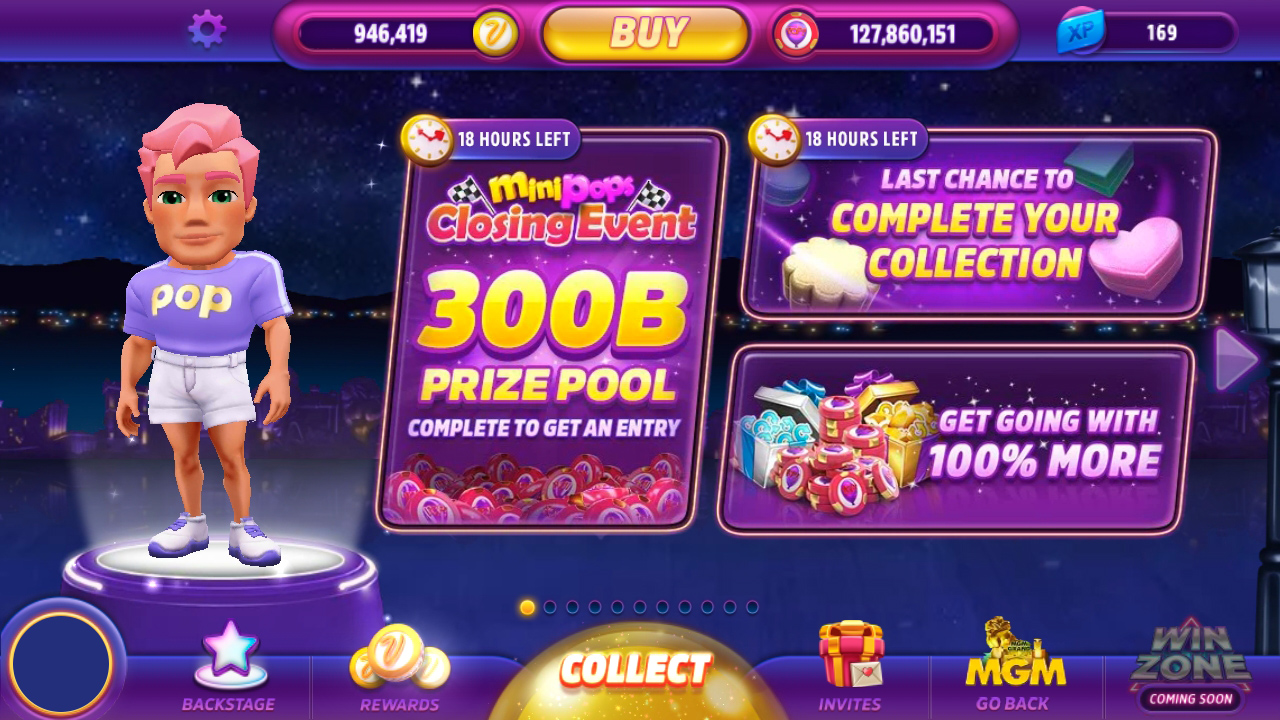 pop slots rewards real